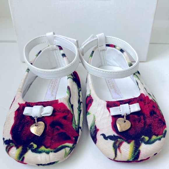 Dolce & Gabbana Rose Print Pre-Walkers - Picture 3 of 12